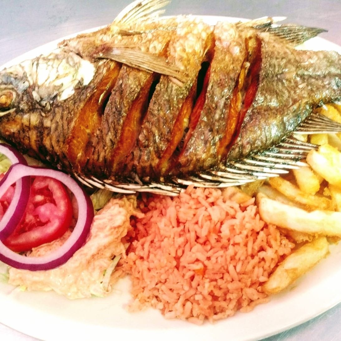 Mojarra al Mojo de Ajo