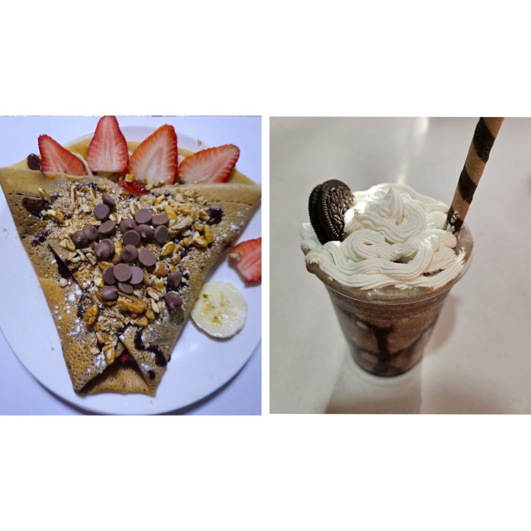 2 CREPAS ESPECIALES + 2 FRAPPES