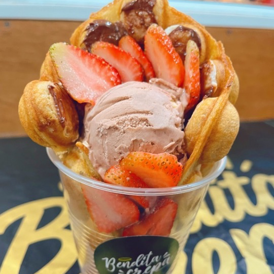 Wowffle Fresa y Nutella 🍓