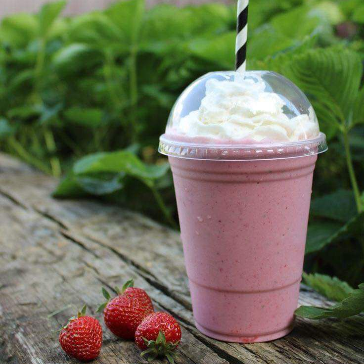Frappé Fresas Con Crema