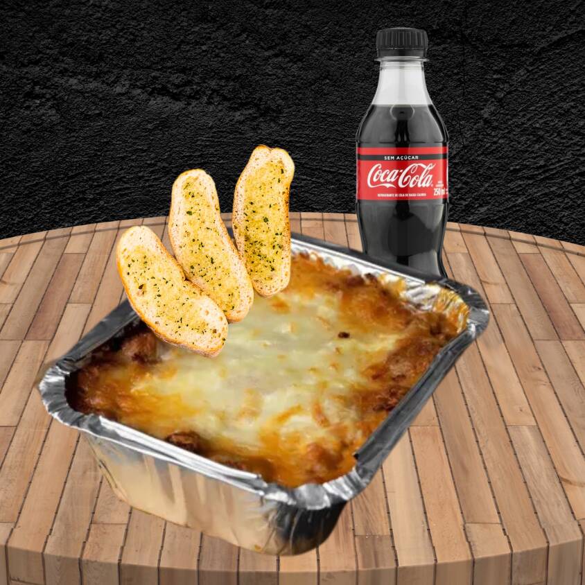 Combo Lasaña Mixta 16onz + Bebida