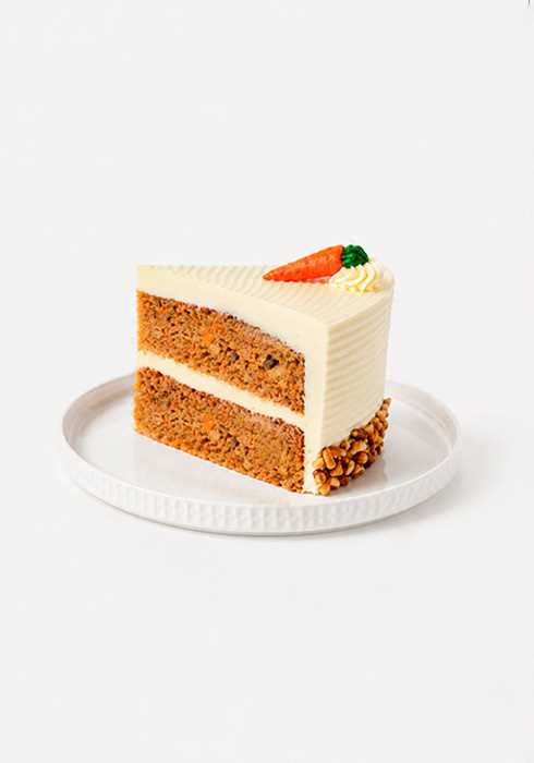 Rebanada Pastel De Zanahoria