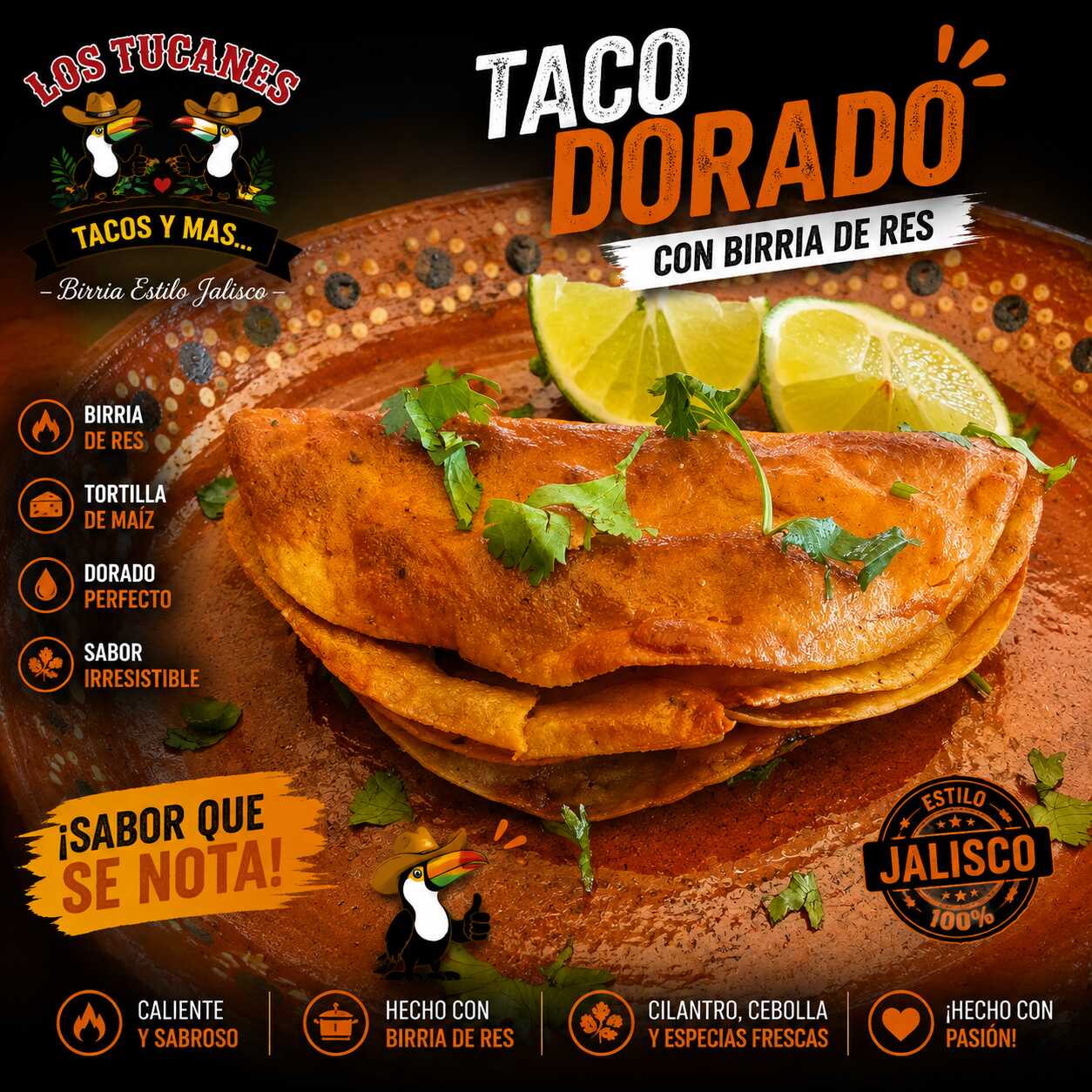 1 Taco de Birria de Res