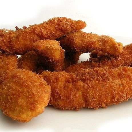 5 Fajitas de Pollo Empanizado con Papas a la Franc