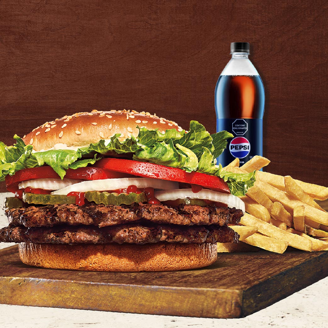 Combo Whopper Doble