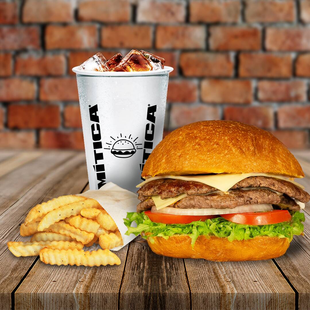 Classic Burger Doble Combo Grande
