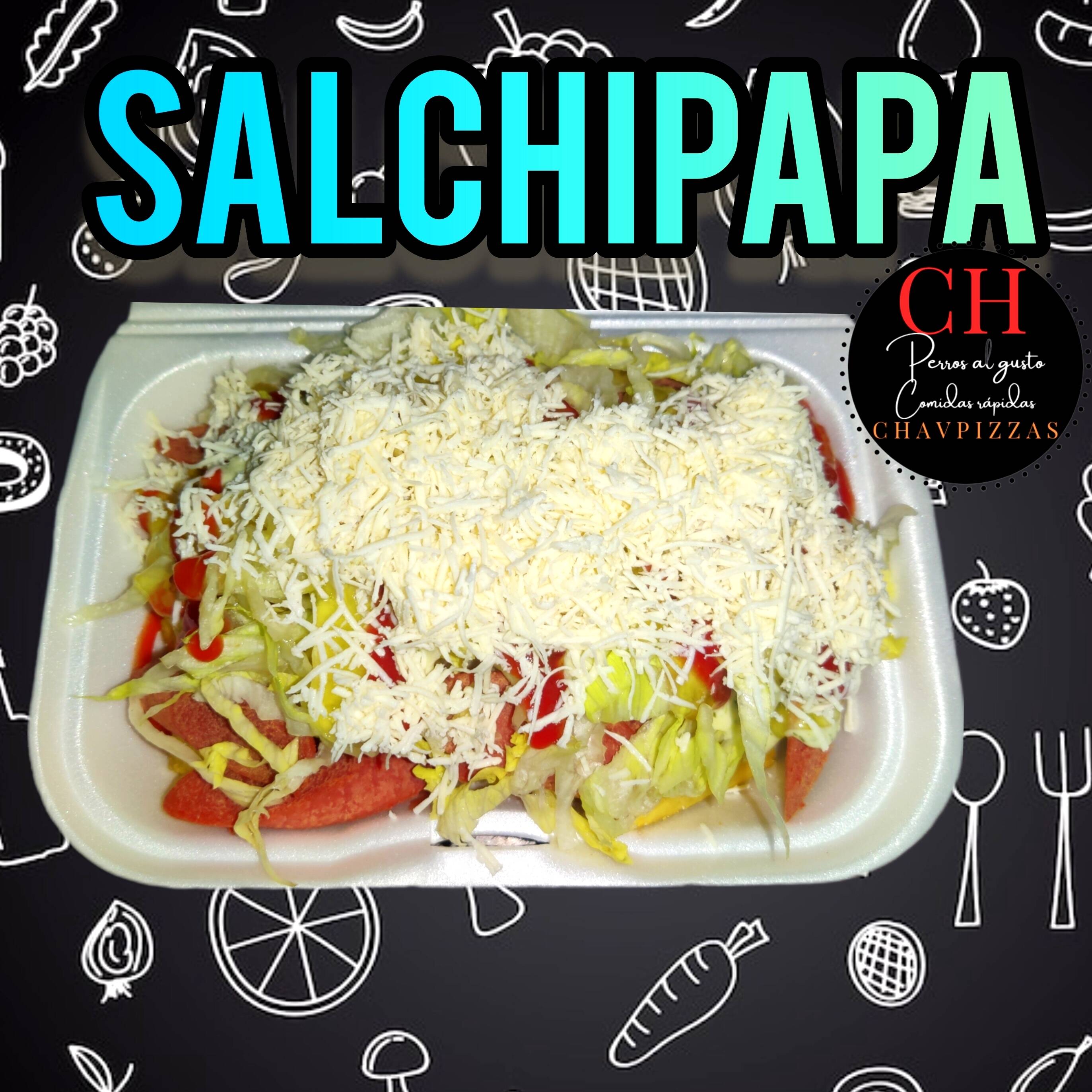 Salchipapas Sencilla