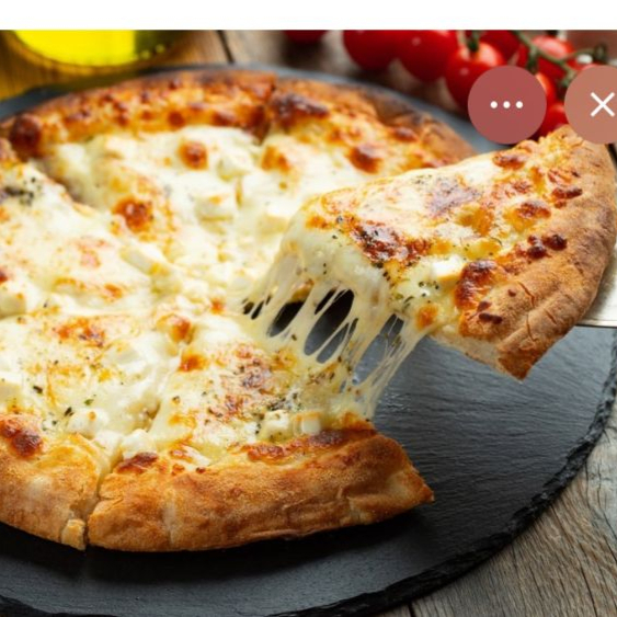 Muçarela,Provolone,Catupiry e Óregano