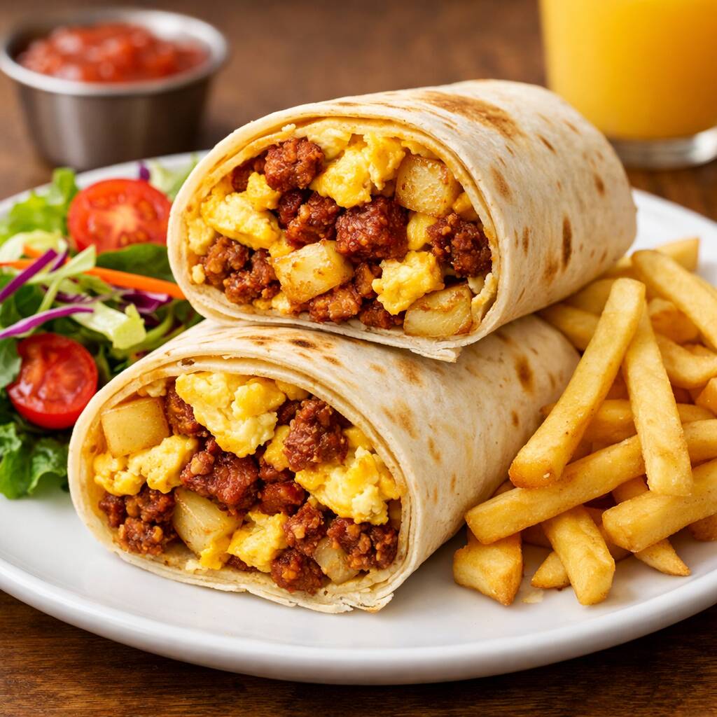 Burrito de Huevo con Chorizo