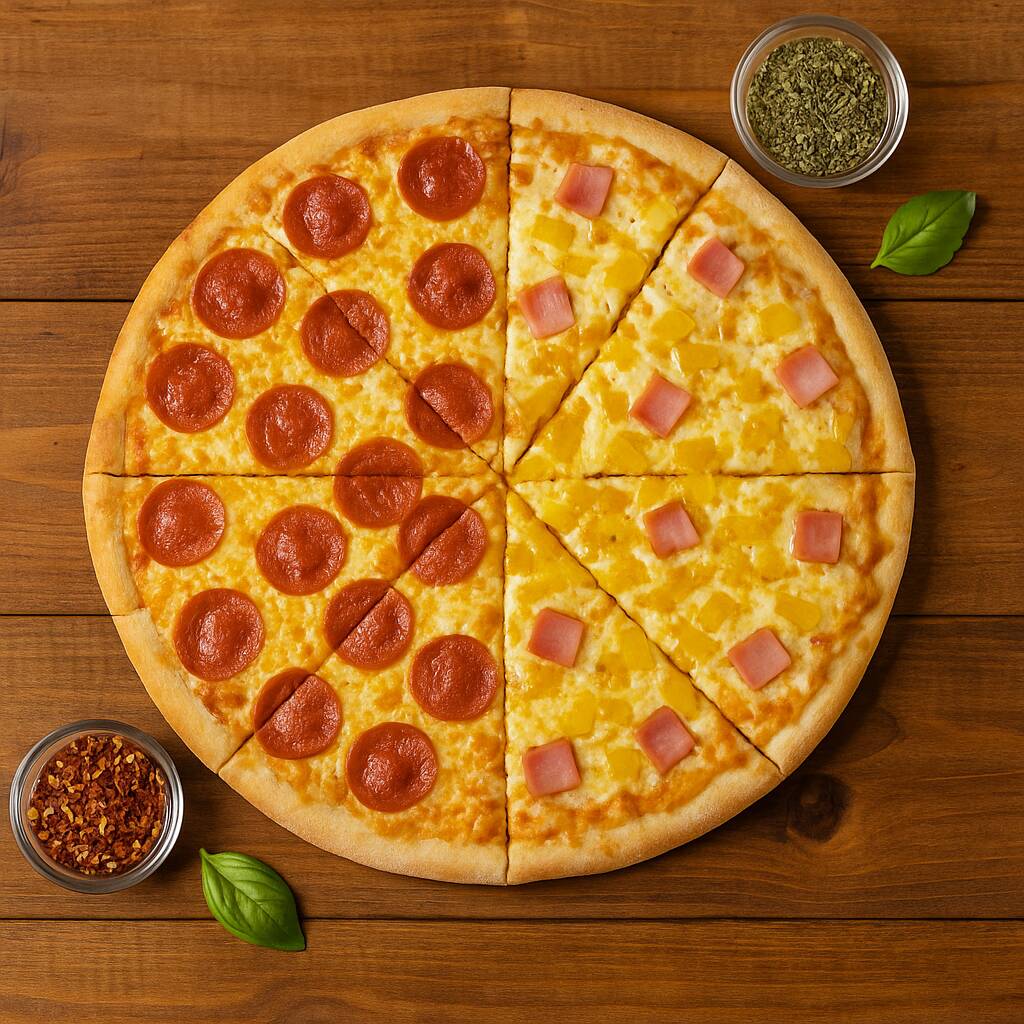 Pizza Grande por Mitades