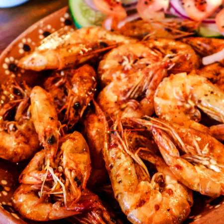 Camarones a la Cacahuata