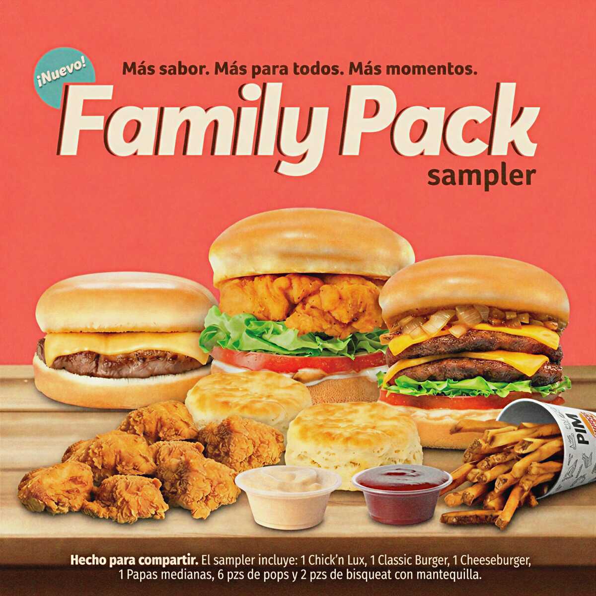 Family pack sampler