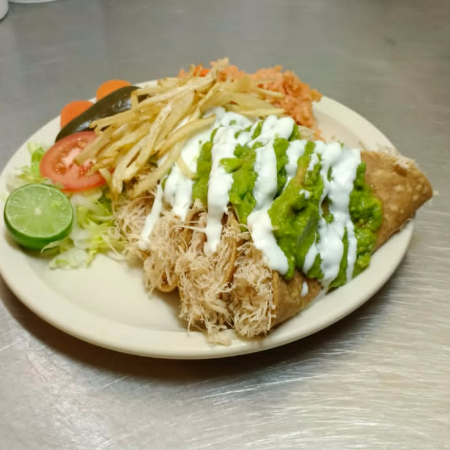 Tacos Dorados De Pechuga