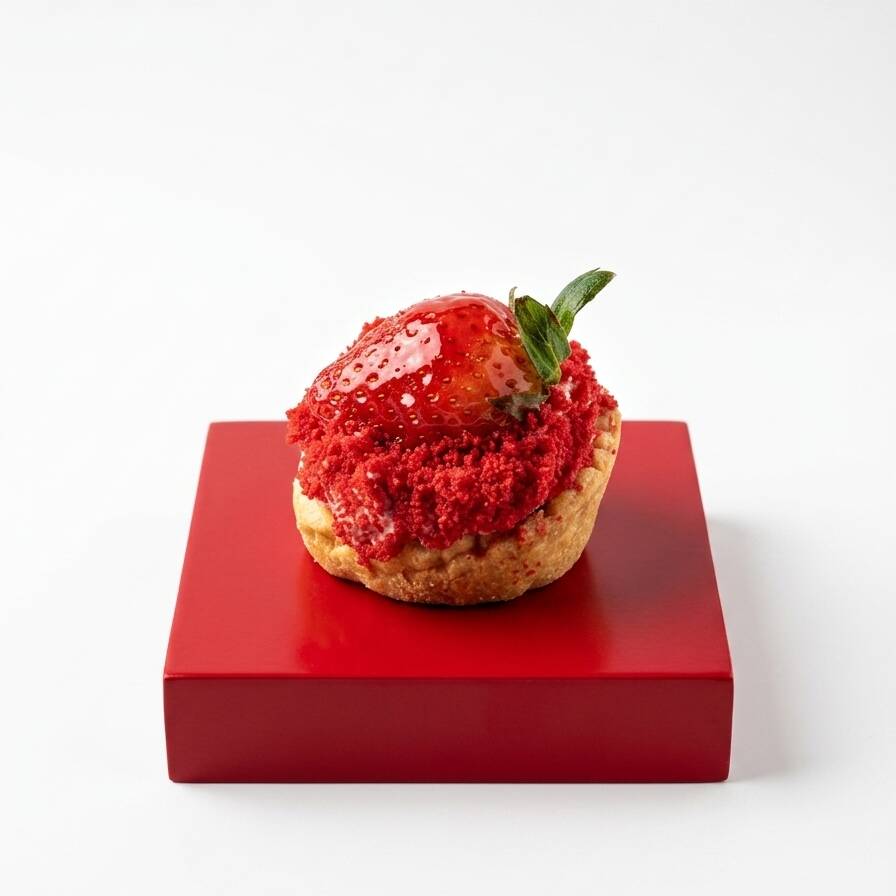 MINI TARTA FRESA PAQ 2 PZA