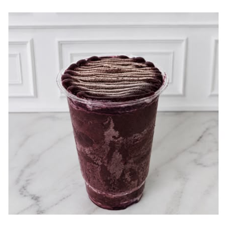 Açai Natural trufado com muita Nutella. Ideal para os amantes de Nutella.