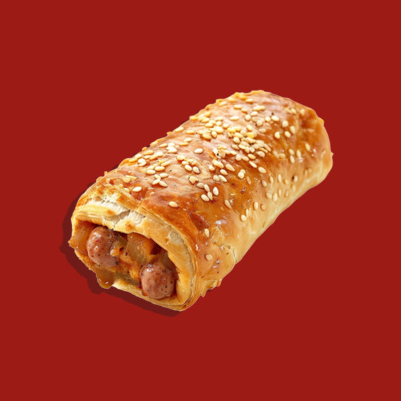 Americano Titanic. O Famoso Puxa Queijo Turbinado! Massa leve e assada, recheada generosamente com salsicha suculenta, bacon crocante, queijo derretido que puxa a cada mordida, fatias frescas de tomate e molho de tomate especial. Uma explosão de sabores em cada mordida, macio por dentro e douradinho por fora. Perfeito para quem quer um salgado saboroso, completo e cheio de personalidade!