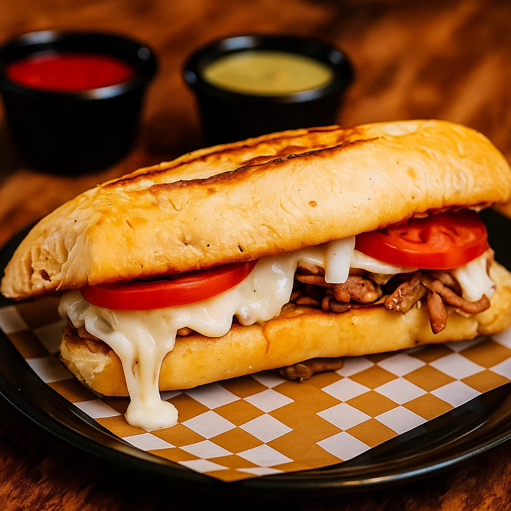 Lonche con Queso y Carne a Elegir
