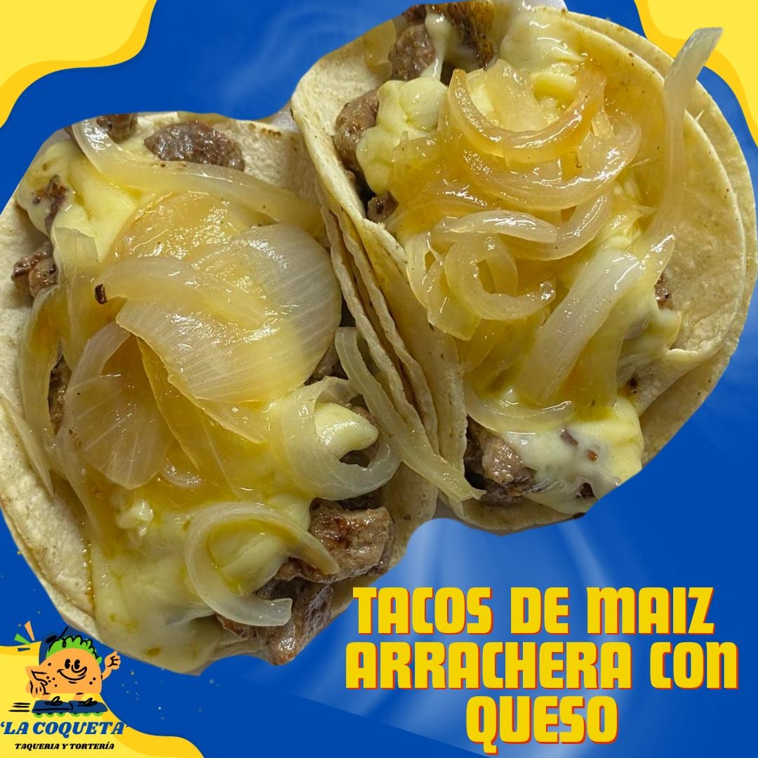 TACOS DE ARRACHERA CON QUESO