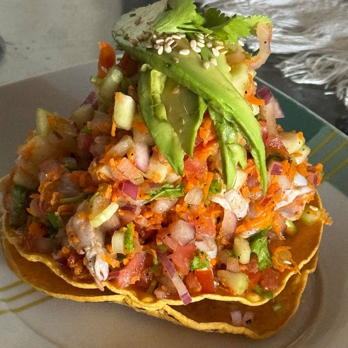 1/2 0rden de Ceviche de Camarón.
