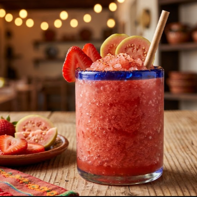 Slush de Fresa con Guayaba