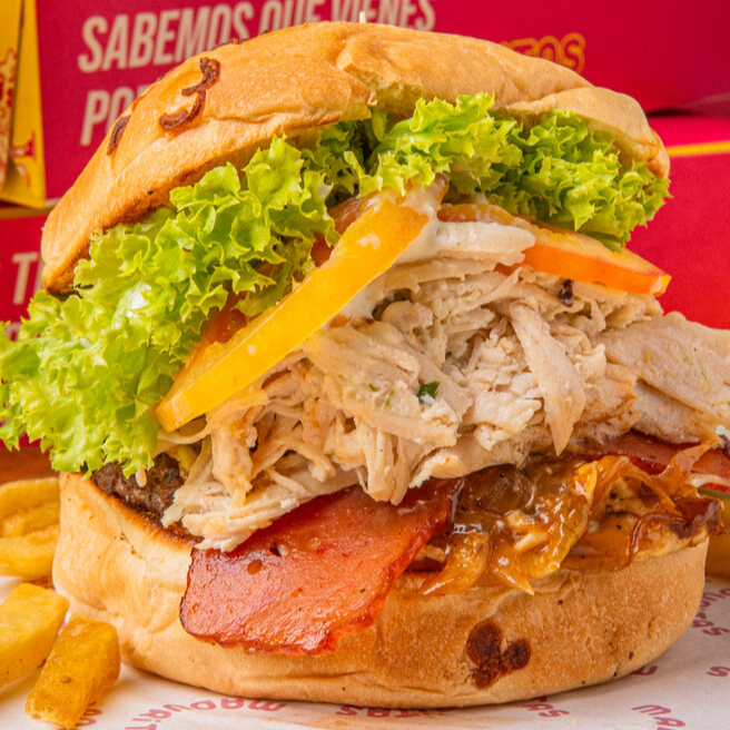 Hamburguesa la Pechugona