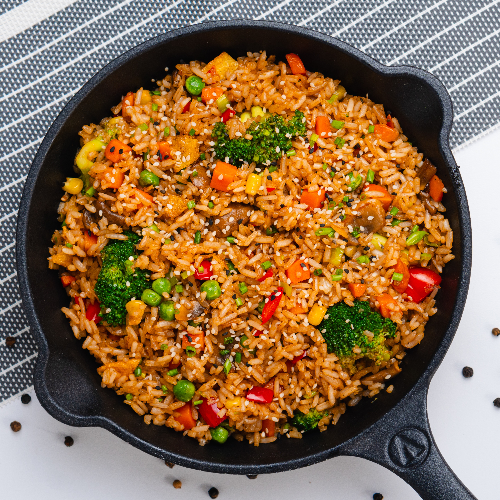 Chaufa Vegetariana.