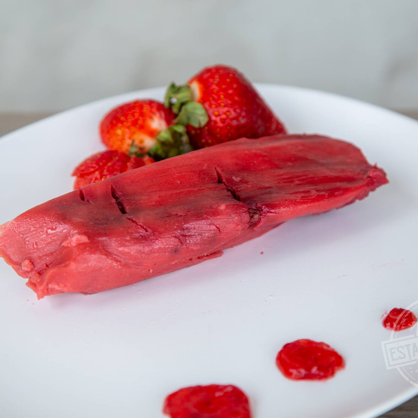 Tamal tradicional de Fresa