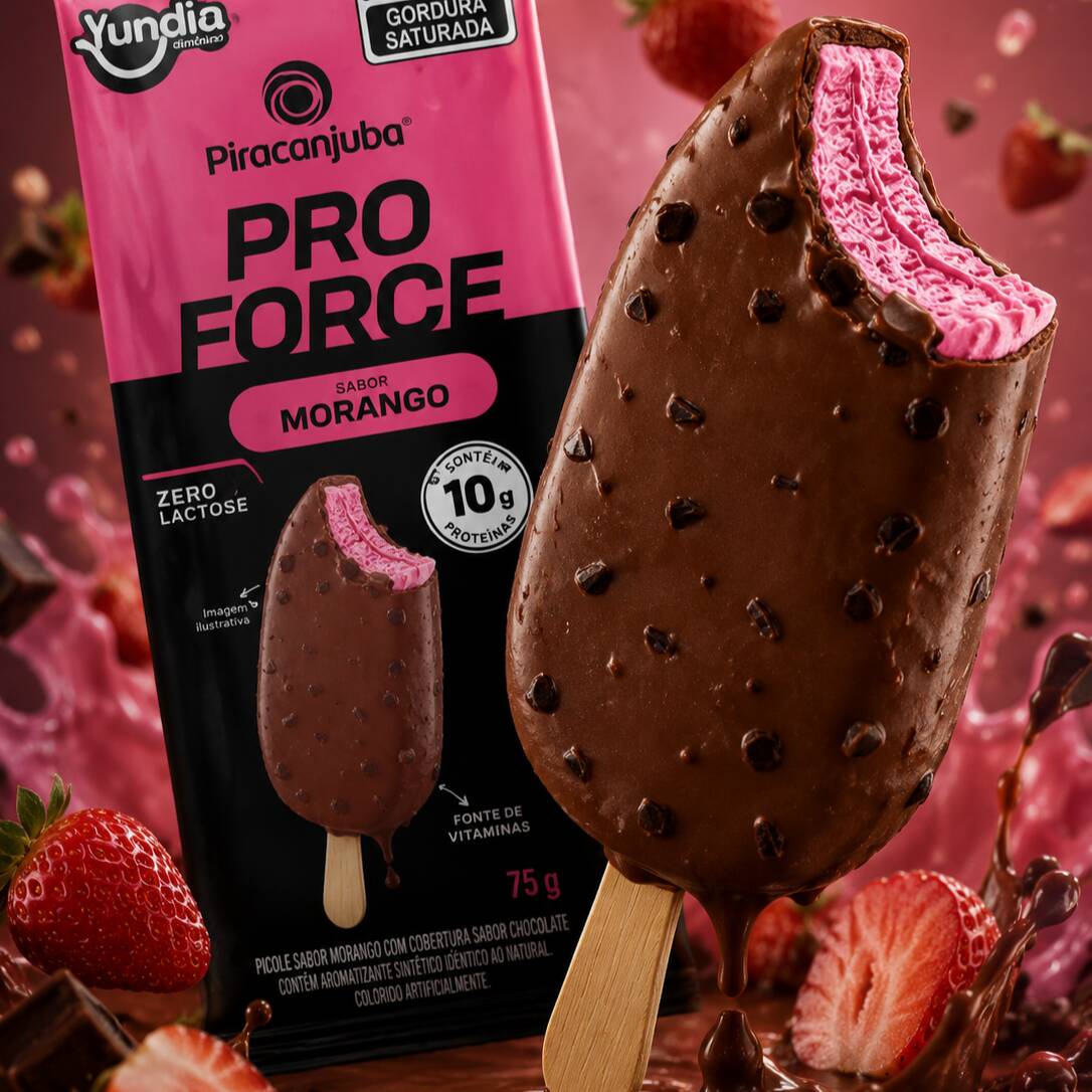PRO FORCE - 10g Proteína -Zero Lactose -Sem add de açúcar