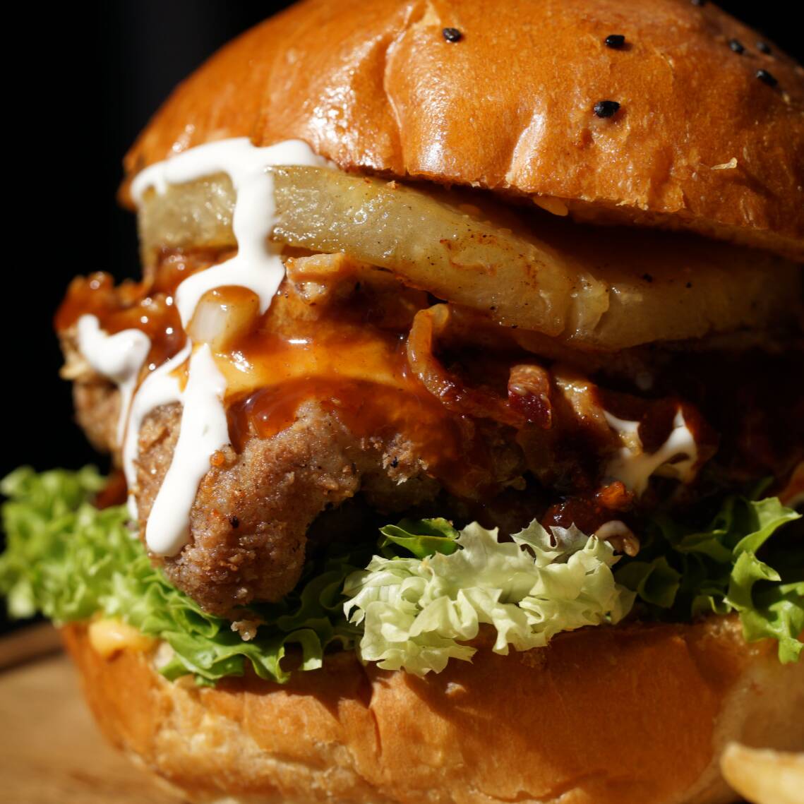 Hamburguesa Botas Negras
