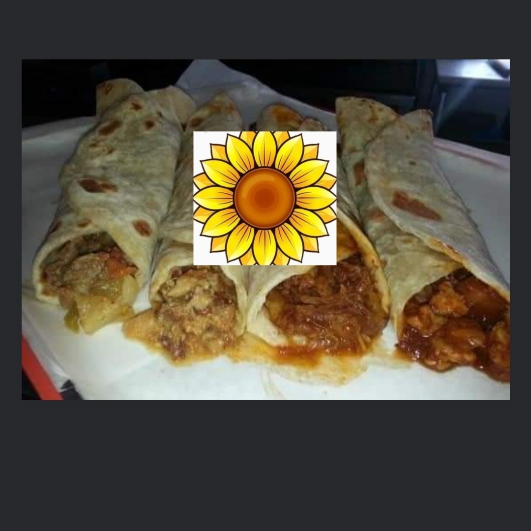 Burrito de chicharrón prensado