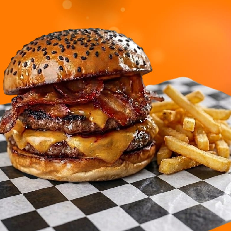 Angry Angus doble con Papas