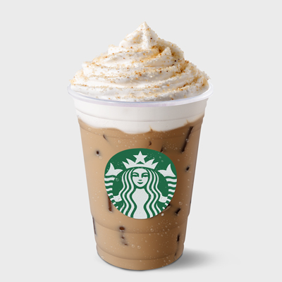 Nuez pecana Crunch Latte Helado