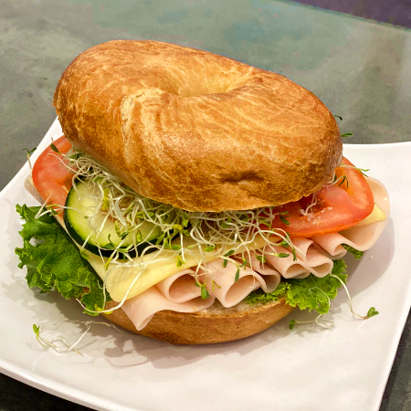 Bagel de Jamón (a Elegir) y Queso