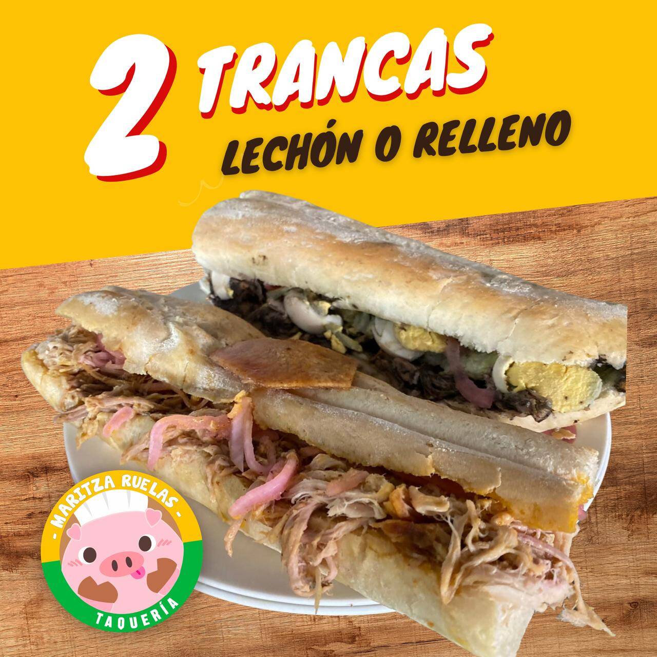 PAQUETE DE 2 TRANCAS