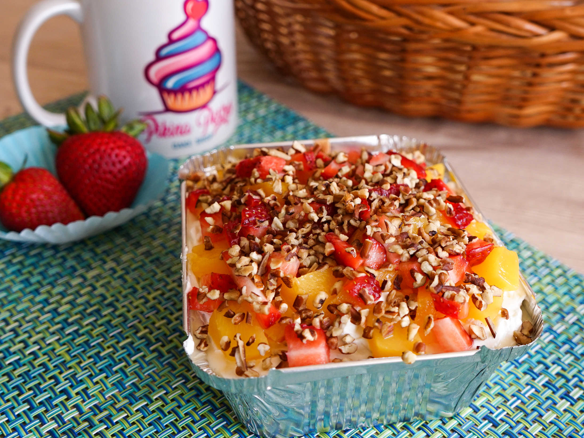 Tres leches durazno y fresa