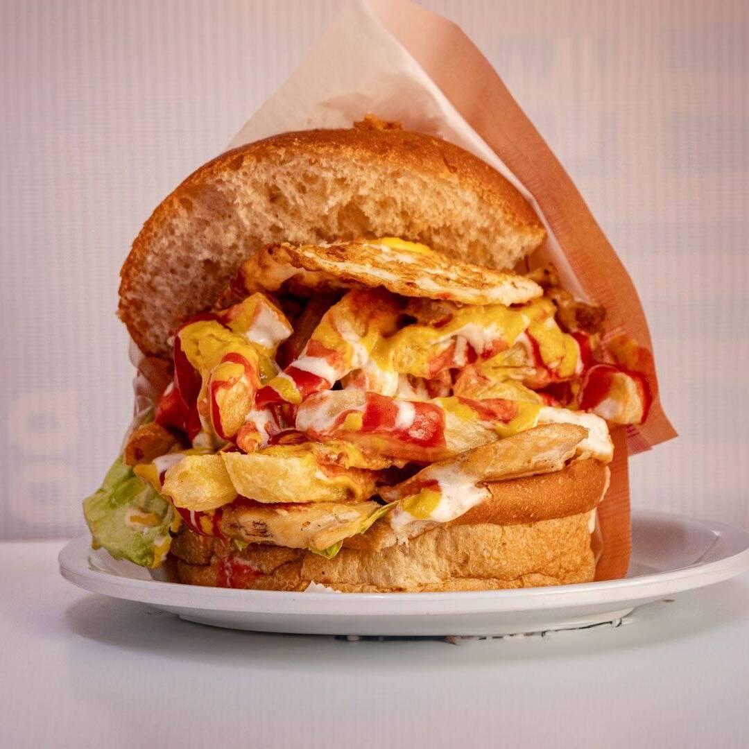 Hamburguesa Hawaiana C/ Queso + Piña