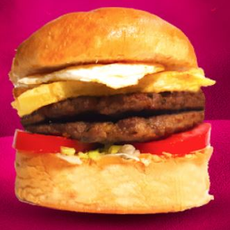 Hamburguesa Doble de Casa
