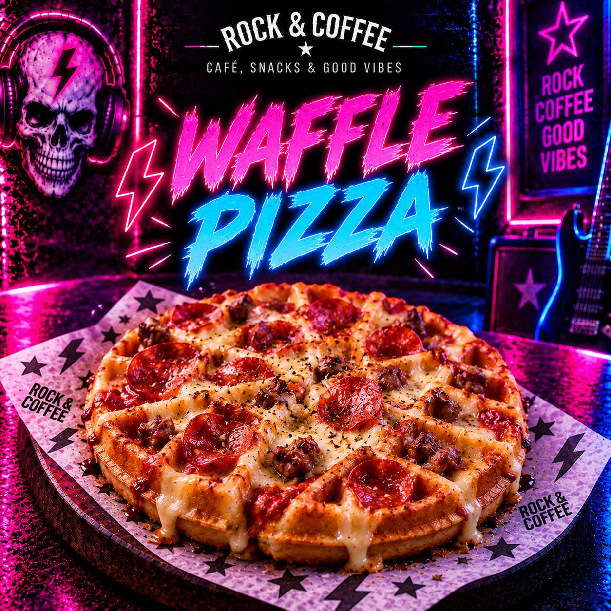 🎶Waffle Pizza 🎶