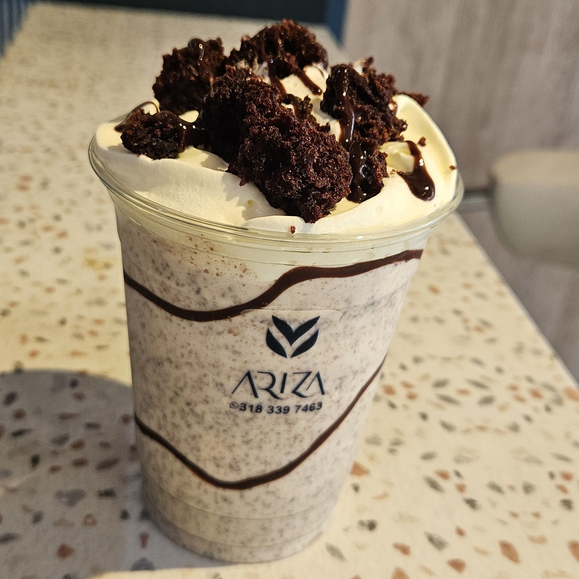 Malteada de Brownie
