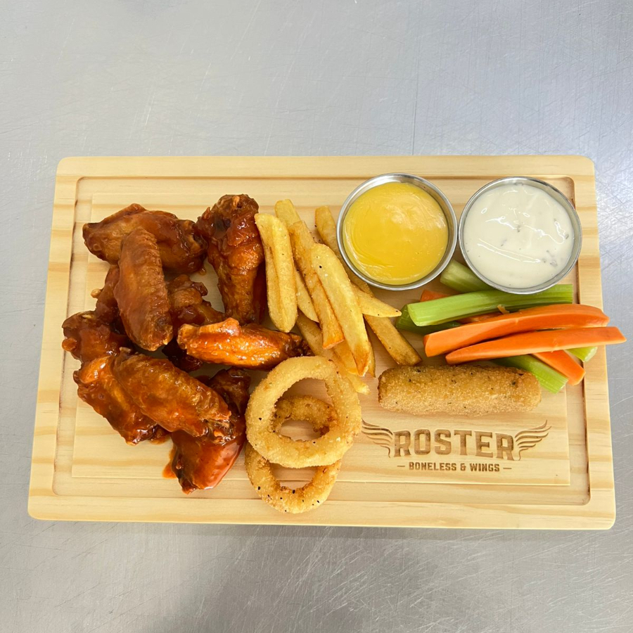 mixtos (4 boneless 4 alitas)