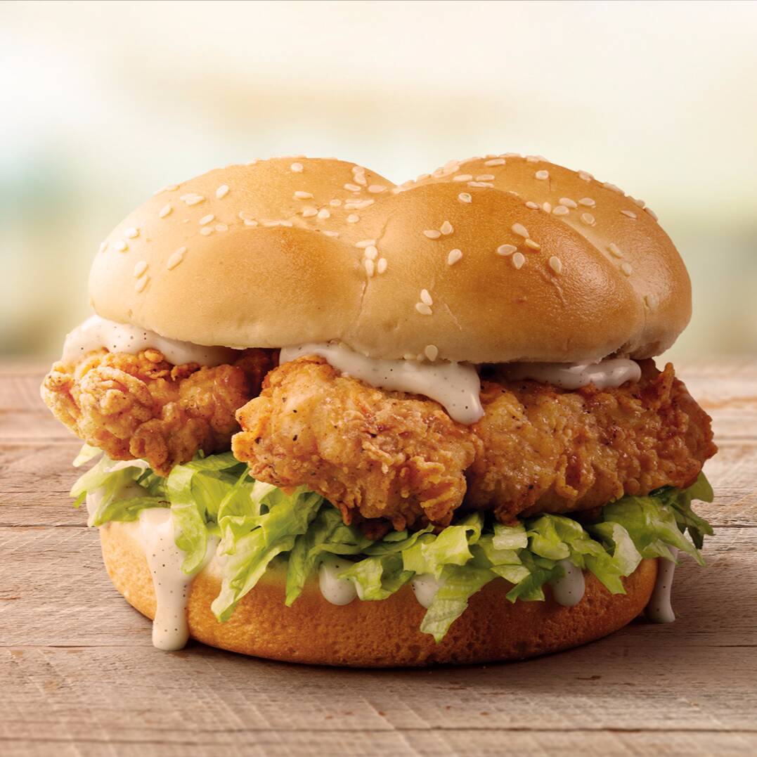 Burger Chicken Tender con Papas