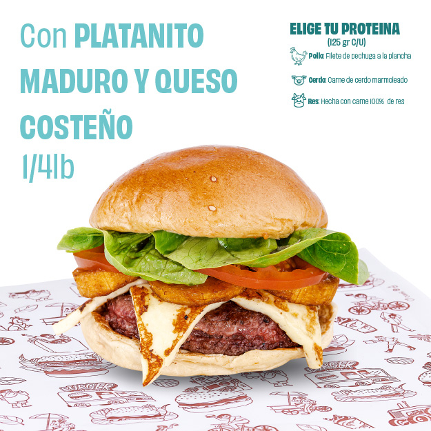 Con Platanito Maduro y Queso Costeño