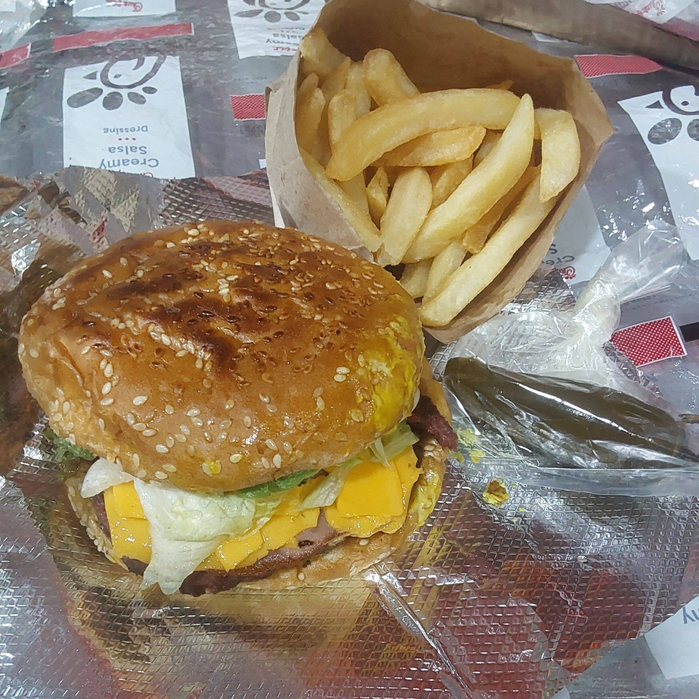 Combo Hamburguesa-papas