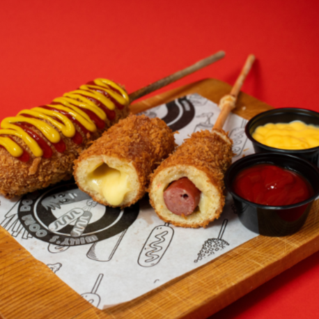Banderilla Beef/Queso