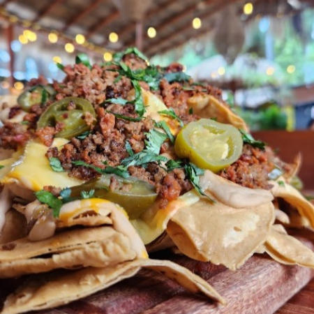 Nachos Hacienda con Totopos