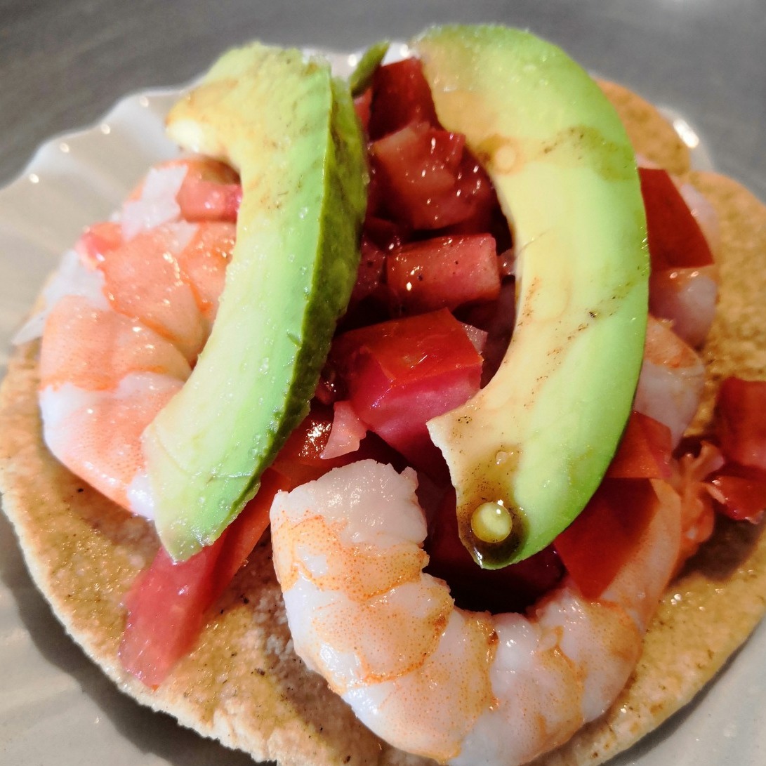Tostada de Camarón