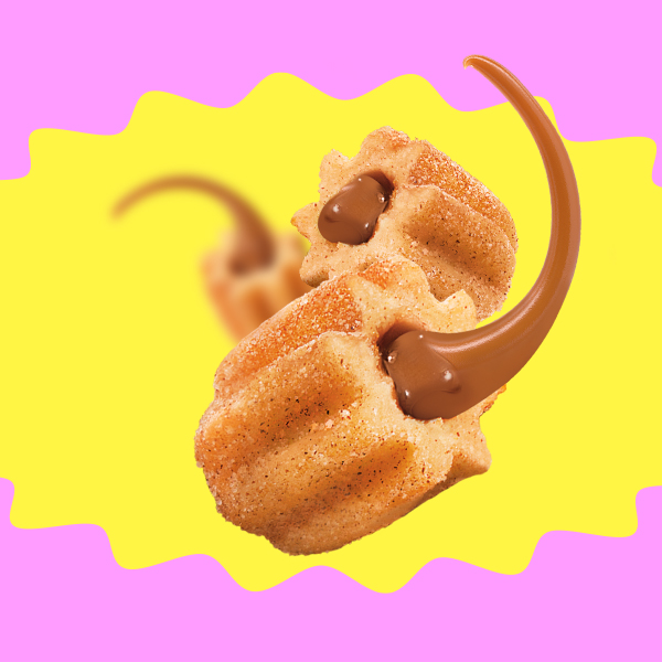 Quem quer churros? Você quer que eu sei! Combinação perfeita entre uma massa super crocante com um recheio cremossíssimo de doce de leite pra ninguém botar defeito.