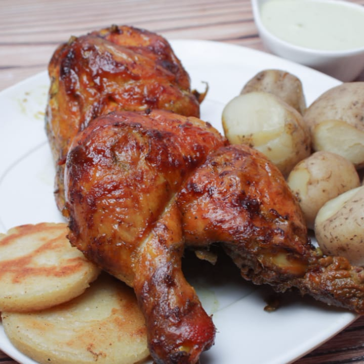 Medio Pollo Asado