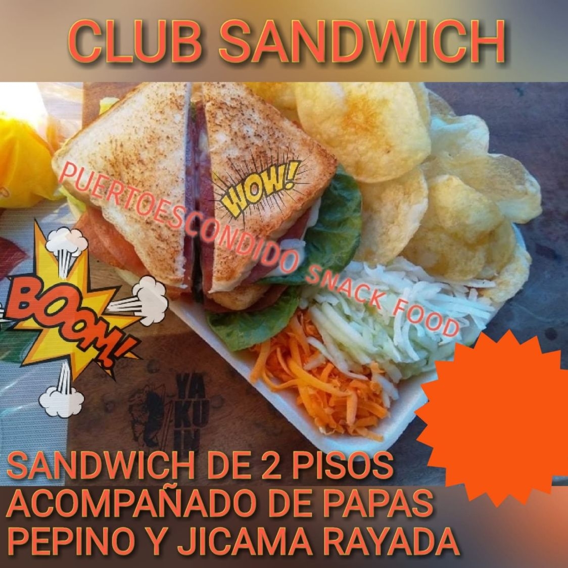 Club Sándwich de Jamón de Pavo