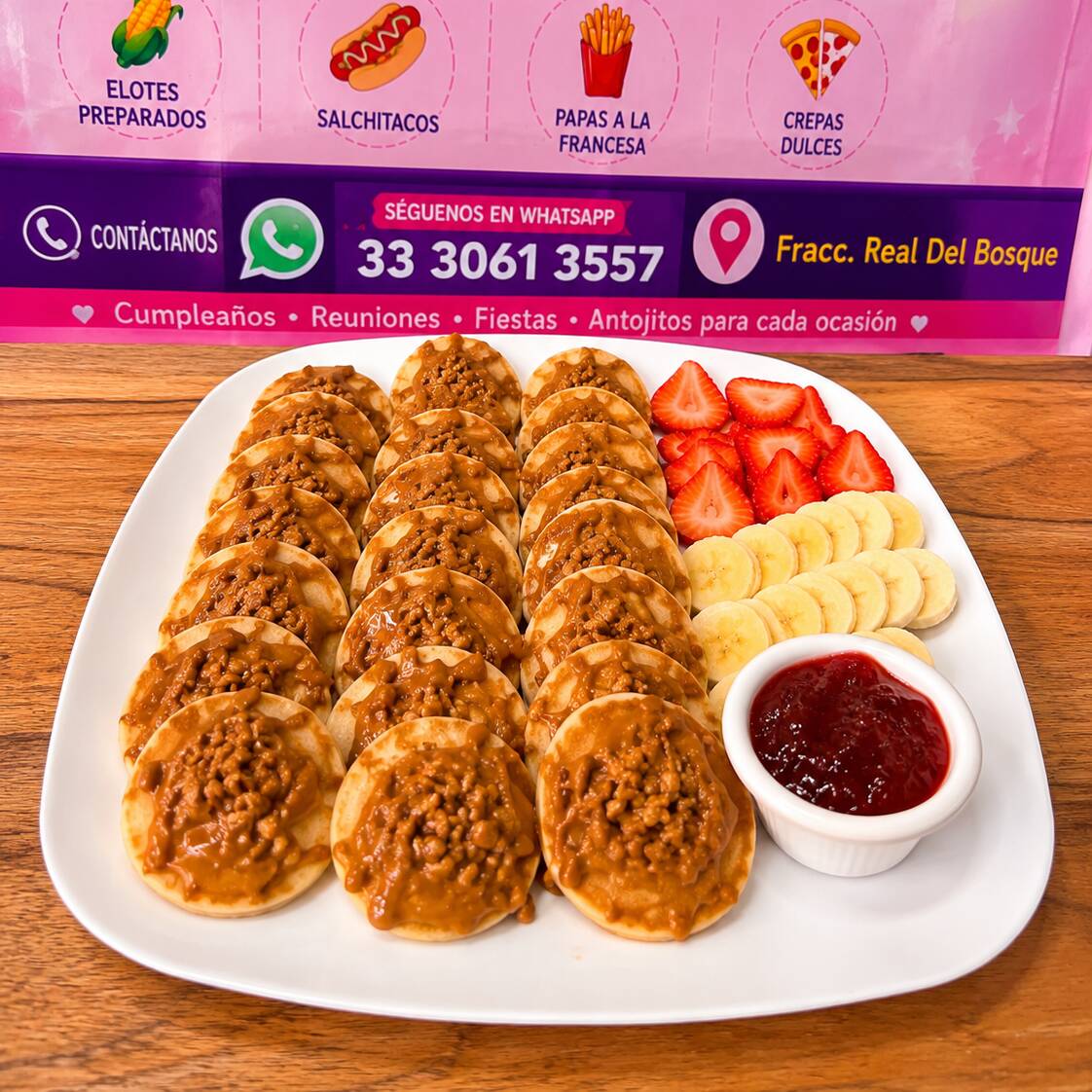 Mini Hotcakes (24 piezas)